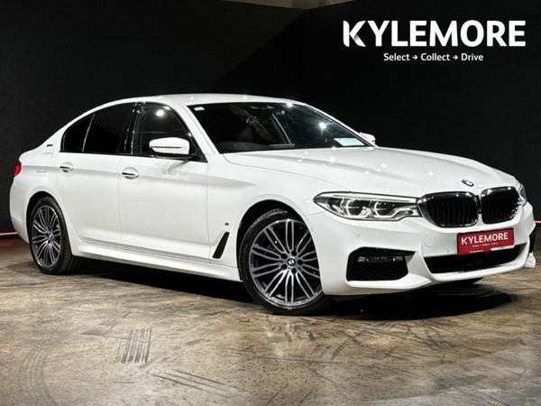 BMW 5-Series Saloon, Petrol Plug-in Hybrid, 2018, White