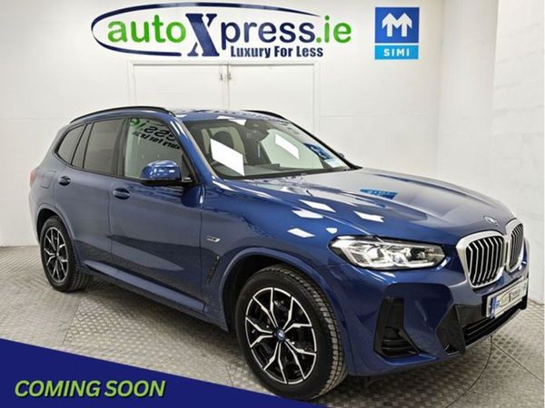 BMW X3 SUV, Hybrid, 2022, Blue