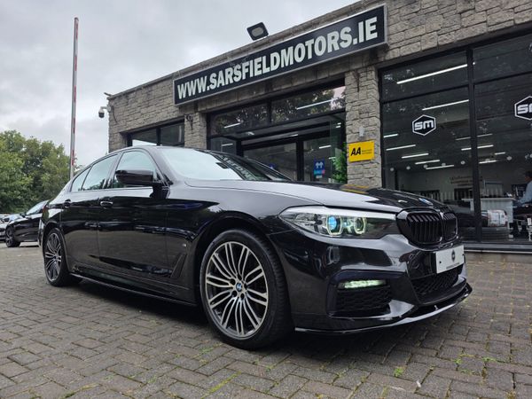 BMW 5-Series Saloon, Petrol Plug-in Hybrid, 2019, Black