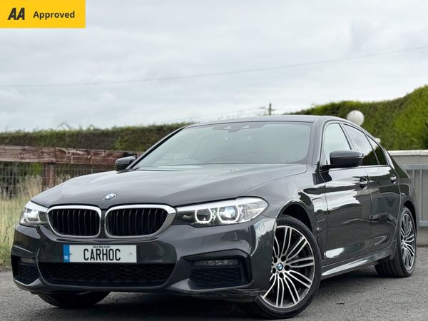 BMW 5-Series Saloon, Petrol Plug-in Hybrid, 2019, Grey
