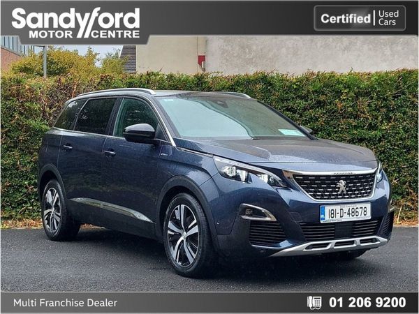Peugeot 5008 SUV, Diesel, 2018, Blue