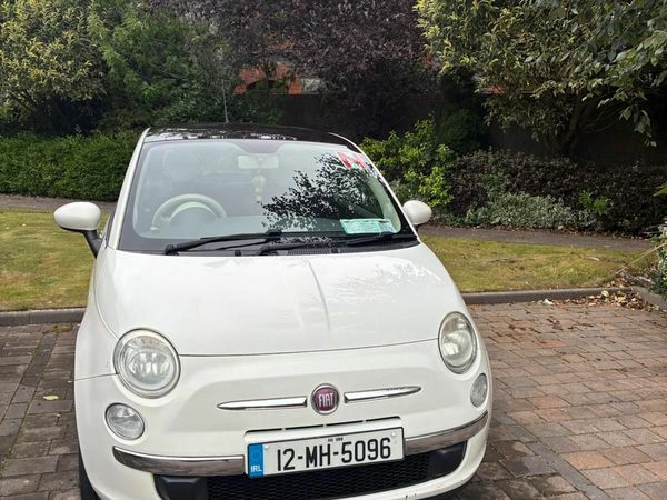 Fiat 500 Hatchback, Petrol, 2012, White