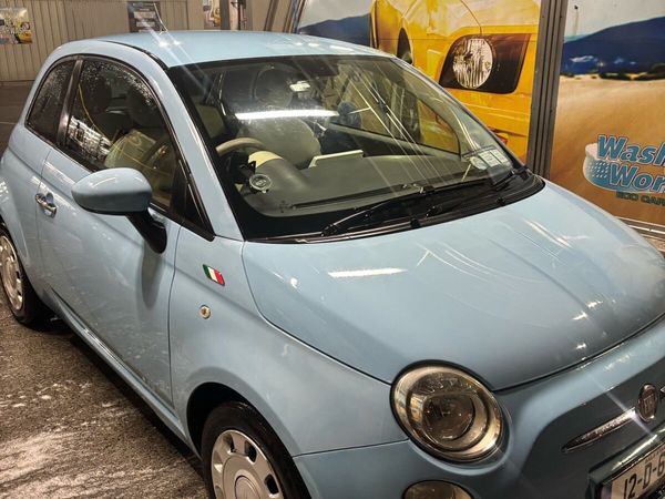 Fiat 500 Hatchback, Petrol, 2012, Blue