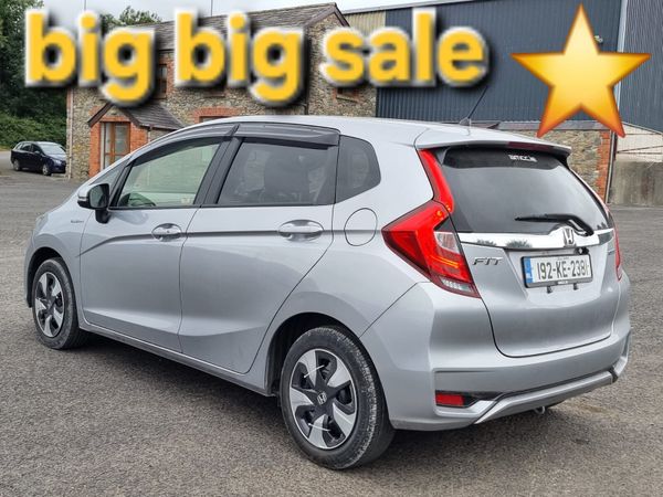 Honda Fit Hatchback, Petrol Hybrid, 2019, Silver
