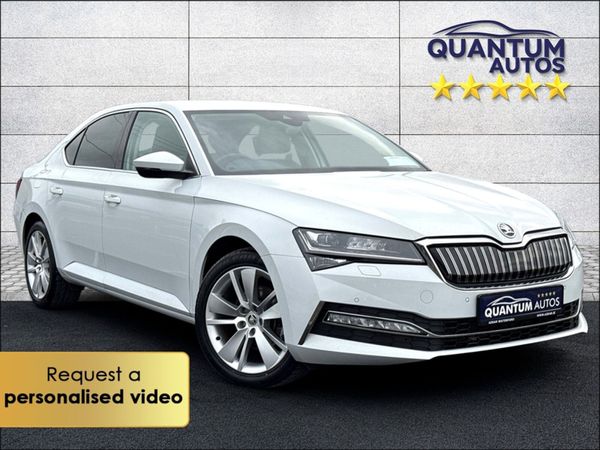 Skoda Superb Saloon, Petrol Plug-in Hybrid, 2021, White