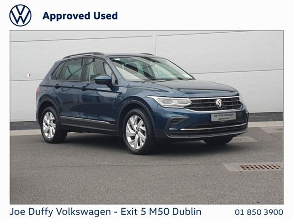 Volkswagen Tiguan SUV, Petrol Hybrid, 2022, Blue