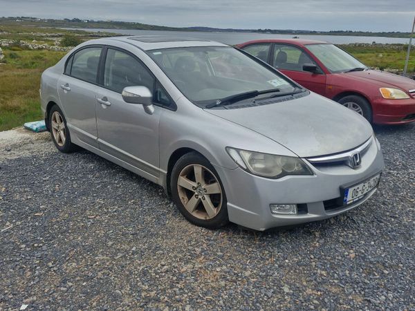 Honda Civic Saloon, Petrol, 2006, Silver