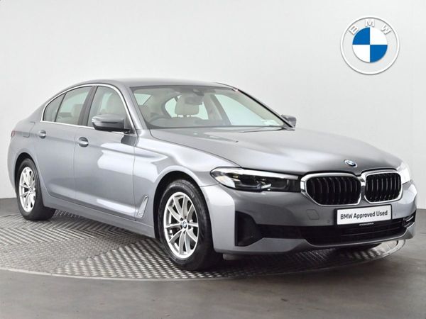 BMW 5-Series Saloon, Diesel Hybrid, 2023, Grey