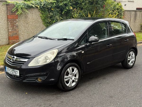 Opel Corsa Hatchback, Petrol, 2007, Black