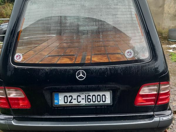Mercedes-Benz E-Class Hearse, Petrol, 2002, Black