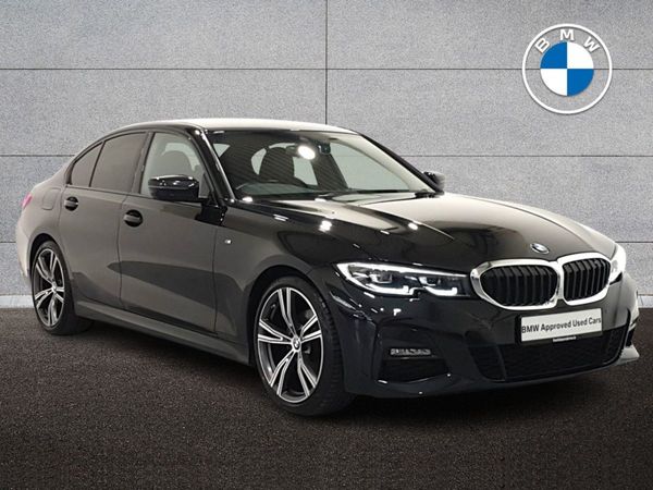 BMW 3-Series Saloon, Diesel Hybrid, 2021, Black