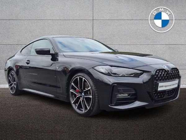BMW 4-Series Coupe, Diesel Hybrid, 2023, Black