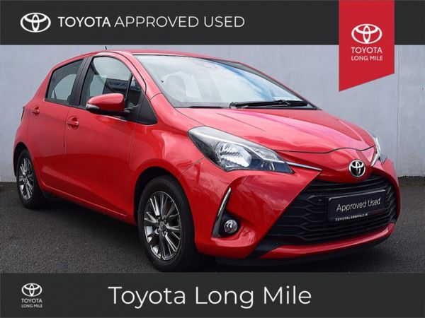 Toyota Yaris Hatchback, Petrol Hybrid, 2018, Red