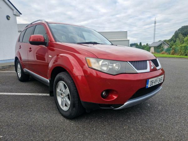 Mitsubishi Outlander SUV, Diesel, 2008, Red