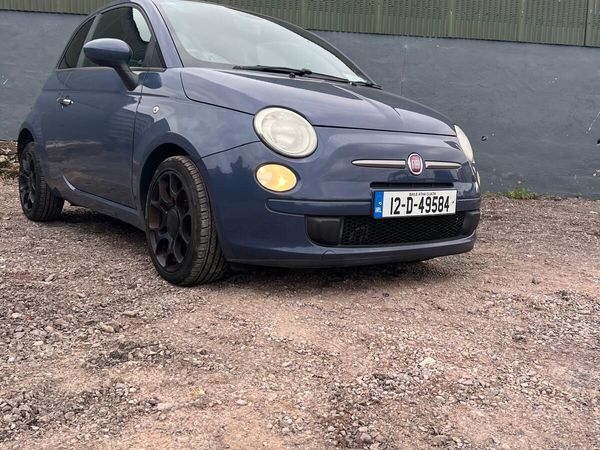 Fiat 500 Hatchback, Petrol, 2012, Blue