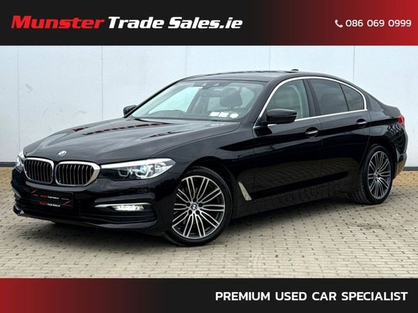 BMW 5-Series Saloon, Diesel, 2018, Black