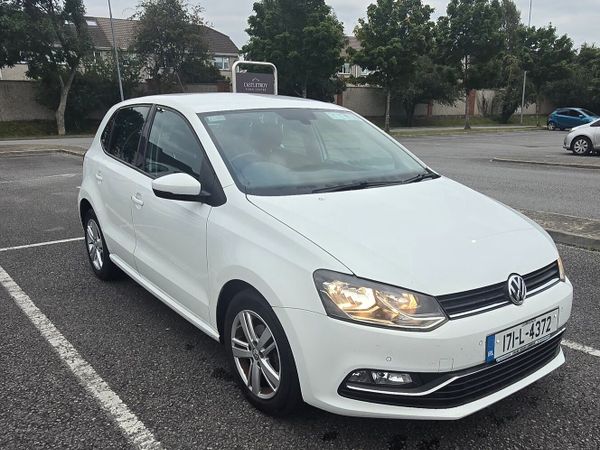 Volkswagen Polo Hatchback, Petrol, 2017, White
