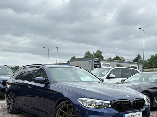 BMW 5-Series Estate, Diesel, 2017, Blue