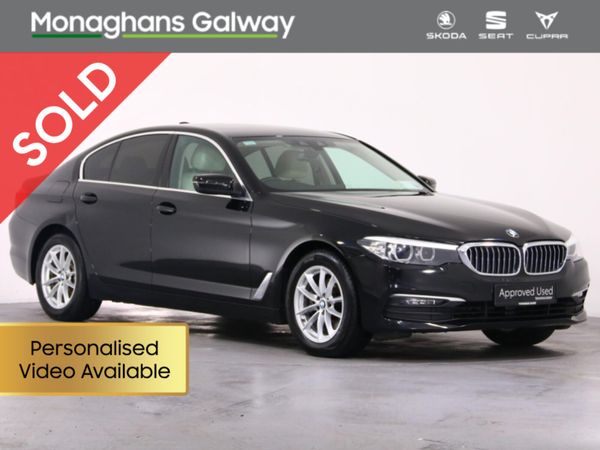 BMW 5-Series Saloon, Diesel, 2019, Black