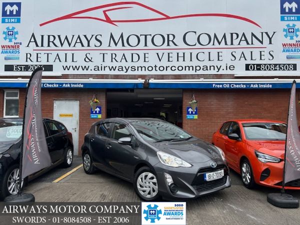 Toyota Aqua Hatchback, Petrol Hybrid, 2016, Grey