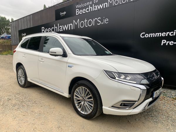 Mitsubishi Outlander SUV, Petrol Plug-in Hybrid, 2019, White