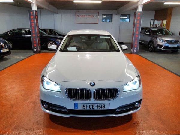 BMW 5-Series Saloon, Diesel, 2015, White