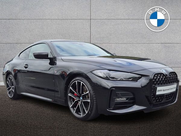 BMW 4-Series Coupe, Diesel Hybrid, 2023, Black