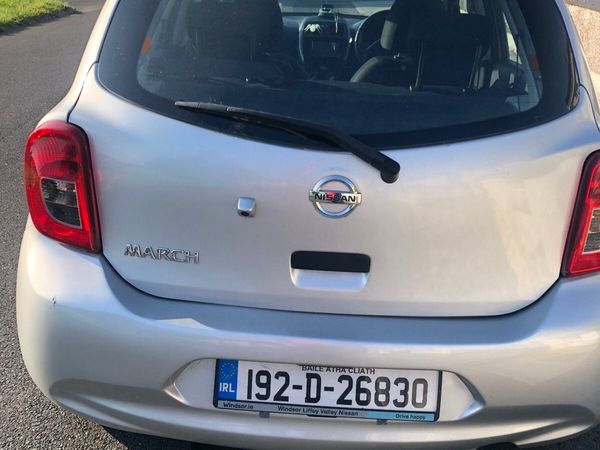 Nissan March Hatchback, Petrol, 2019, Silver