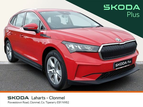 Skoda Enyaq SUV, Electric, 2024, Red