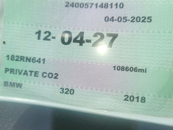 BMW 3-Series Saloon, Diesel, 2018, Blue
