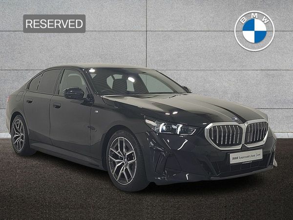 BMW 5-Series Saloon, Petrol Plug-in Hybrid, 2024, Black