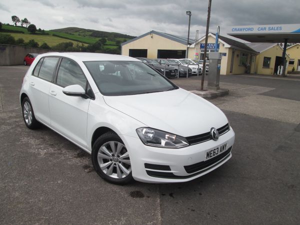 Volkswagen Golf Hatchback, Diesel, 2014, White