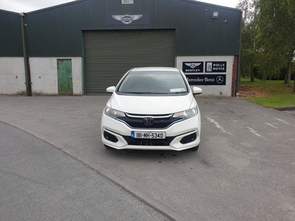 Honda Fit Hatchback, Petrol Hybrid, 2018, White