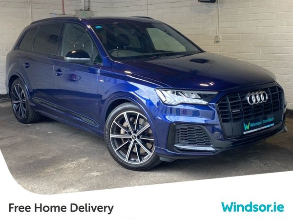 Audi Q7 SUV, Hybrid, 2021, Blue