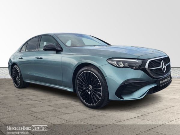 Mercedes-Benz E-Class Saloon, Diesel Plug-in Hybrid, 2025, Green