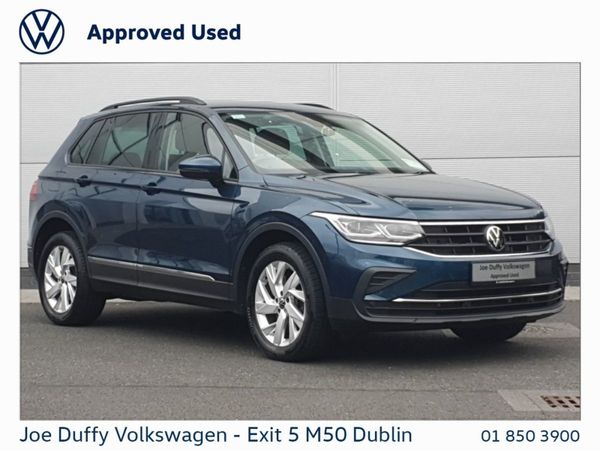 Volkswagen Tiguan SUV, Petrol Hybrid, 2022, Blue