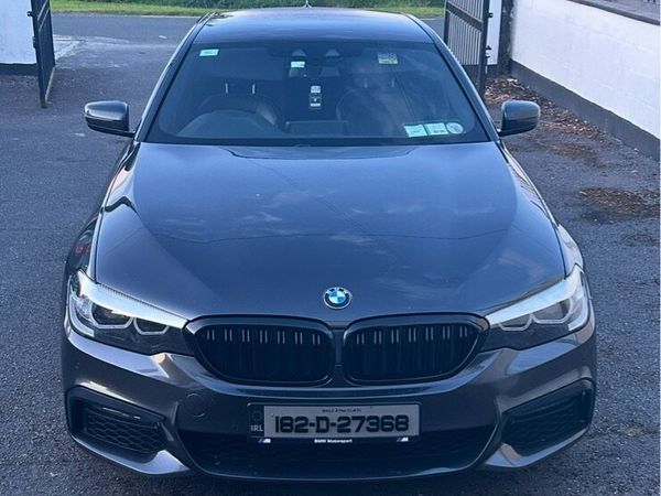 BMW 5-Series Saloon, Petrol Plug-in Hybrid, 2018, Grey