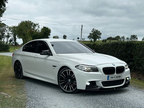 BMW 5-Series Saloon, Diesel, 2014, White