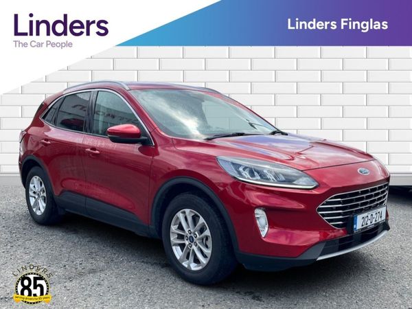 Ford Kuga SUV, Petrol Plug-in Hybrid, 2021, Red