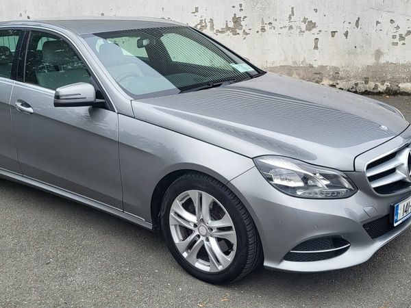 Mercedes-Benz E-Class Saloon, Diesel Hybrid, 2014, Silver