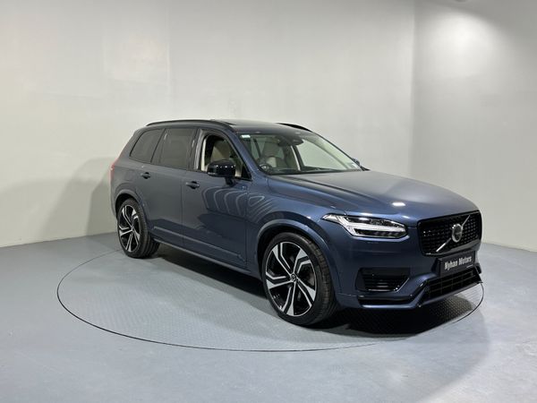 Volvo XC90 SUV, Petrol Plug-in Hybrid, 2022, Blue