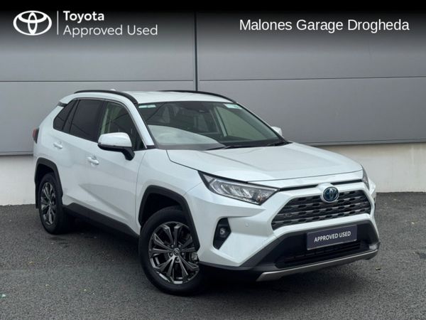 Toyota RAV4 SUV, Petrol Hybrid, 2024, White