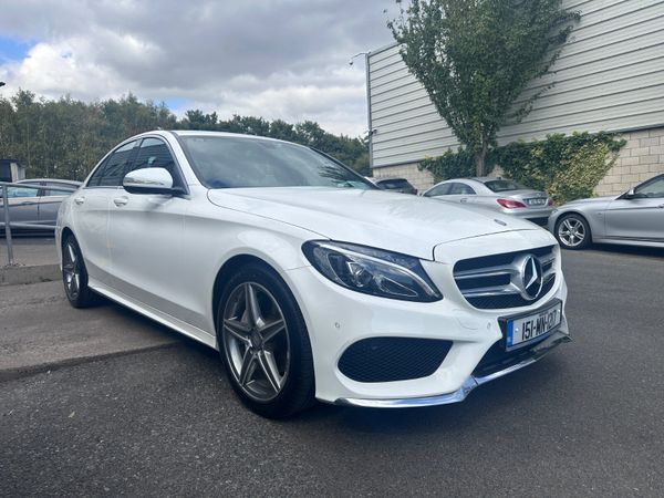 Mercedes-Benz C-Class Saloon, Petrol, 2015, White