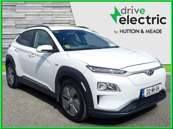 Hyundai KONA SUV, Electric, 2021, White