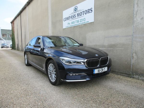 BMW 7-Series Saloon, Diesel, 2016, Blue