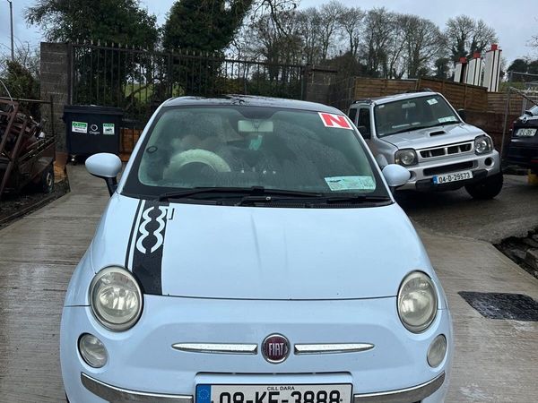 Fiat 500 Hatchback, Petrol, 2008, Blue