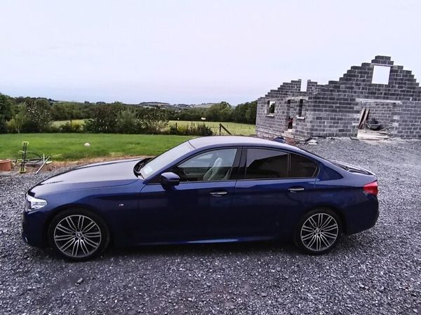 BMW 5-Series Saloon, Diesel, 2017, Blue