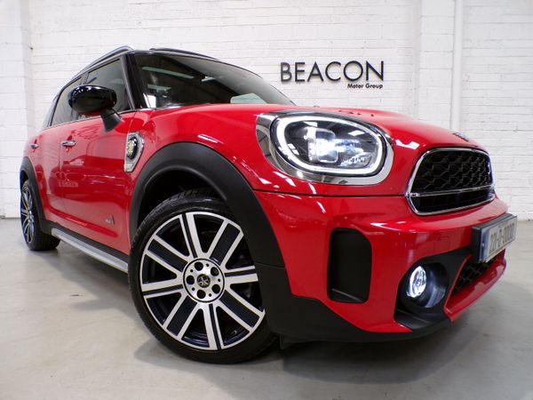 Mini Cooper SUV, Petrol Plug-in Hybrid, 2022, Red