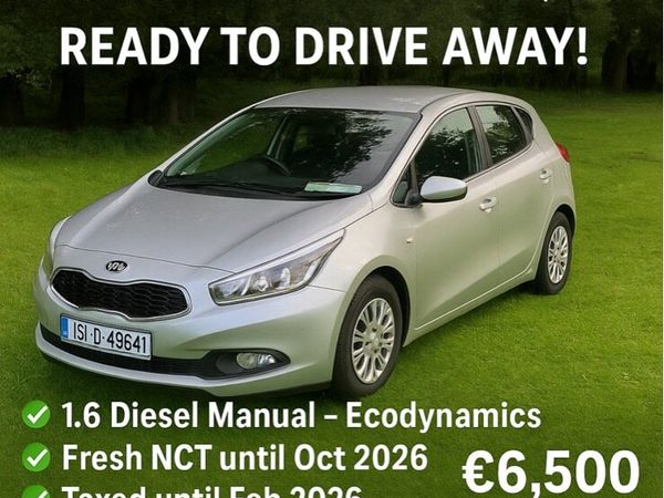 Kia Ceed Hatchback, Diesel, 2015, Silver