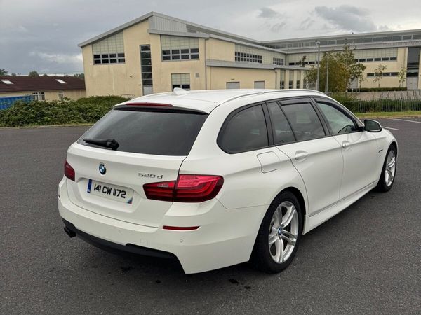 BMW 5-Series Estate, Diesel, 2014, White